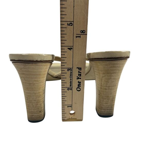 Gucci Slide Sandals Size 6 GG Monogram Slide Sandals Size 6 Cream - Picture 4 of 11